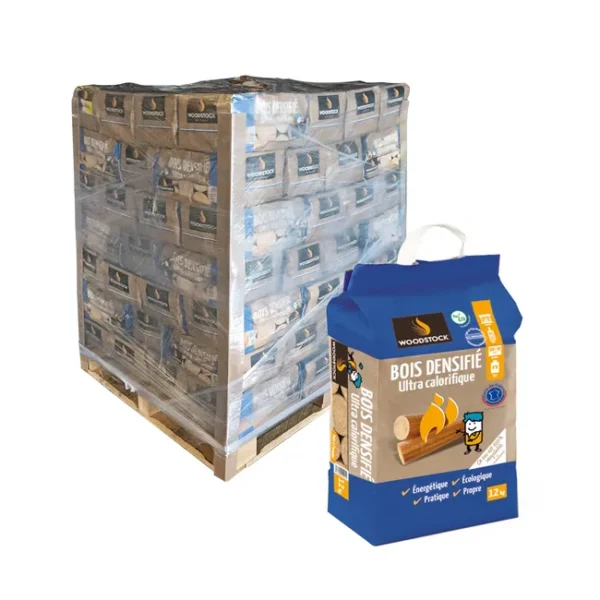 WOODSTOCK palet de madera densificada 8 x 84