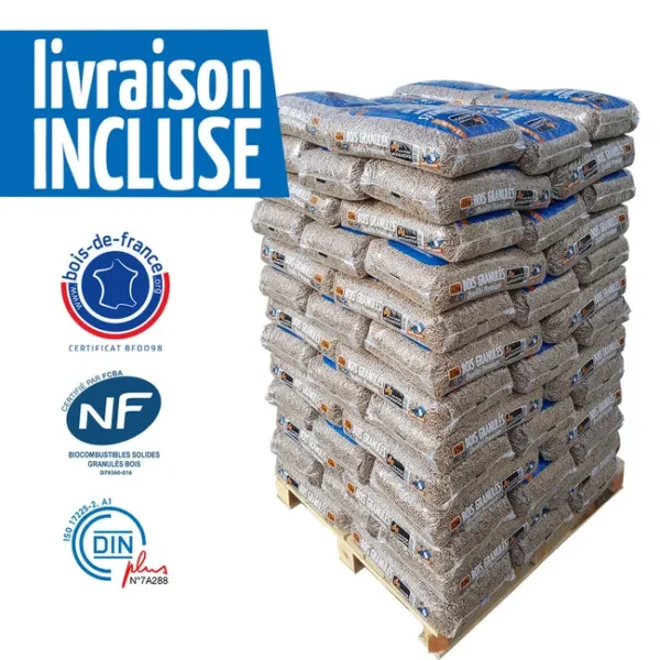 Palet de pellets WOODSTOCK (66 bolsas)