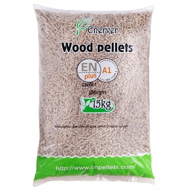media-2-1-1.jpeg PELLETS DE MADERA – Bolsa de pellets de madera 15 KG – X140 – ENERVER - Imagen 1