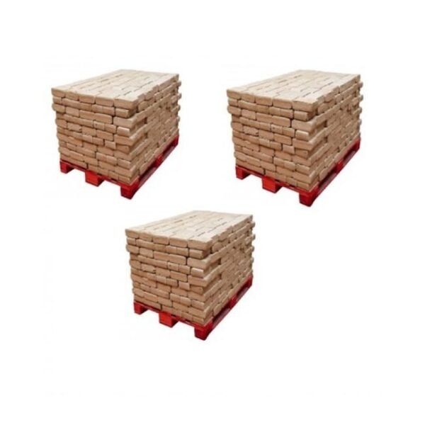 Troncos comprimidos – 1620 troncos – 100% natural