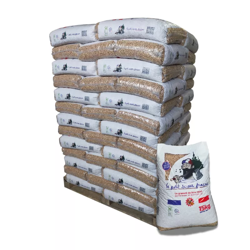 pellet-le-petit-scieur-francais-palette-de-65-sacs-de-15-kg.webp Pellet El pequeño aserrador francés – Palet de 65 sacos de 15 kg - Imagen 1