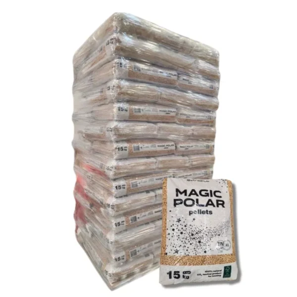 Pellet MAGIC POLAR – Palet de 70 bolsas – EN Plus A1