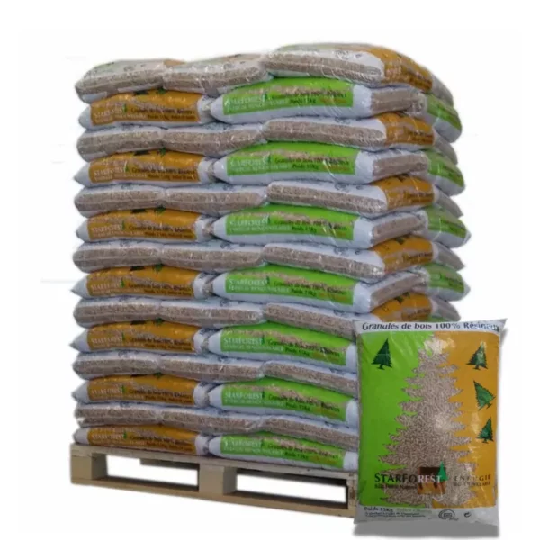 Starforest Pellet – Palet de 70 sacos de 15 kg