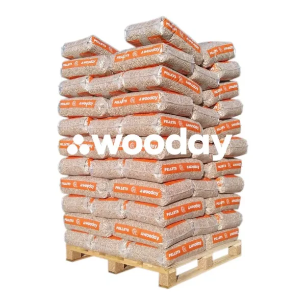 Pellet Wooday – Palet de 65 sacos de 15 kg