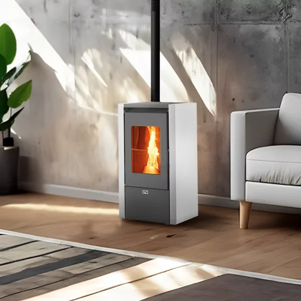 Estufa de pellet pequeña – 6 Kw